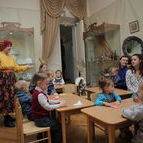 30 сентября Томский областной краеведческий музей посетили малыши.
