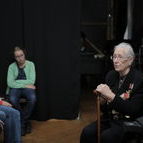 29 сентября в 12-00 прошла встреча с ветераном Великой Отечественной войны Гертрудой Федоровной Шелколюк