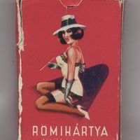 Футляр карточный. Колода игральных карт "Romikartya 3" в стиле "пин-ап".