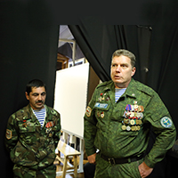 Встреча участников гражданской войны в Таджикистане (1992–1997 гг.) Е.Ф. Федорова и Р.Н. Кадырова