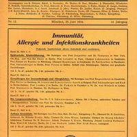 Zur Differentialdiagnose der tuberkulösen Frühinfiltrate // Die Tuberkulose. - 1934. № 12.