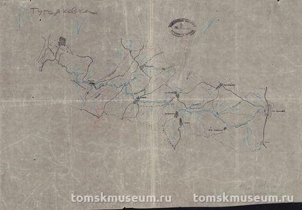 (Бассейн реки Тугояковка). Карта – схема.