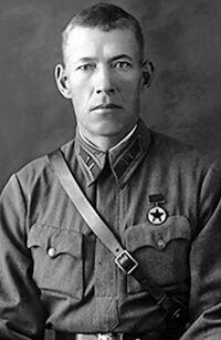 Василий Александрович Болвинов – командир 149-й отдельной Краснознамённой стрелковой бригады. По материалам архива ТОКМ